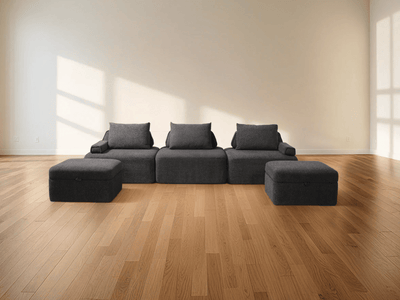 Cushie 3 Seater U Shaped Sectional Sleeper Sofa