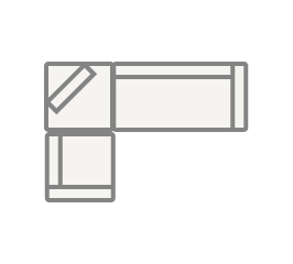 4-Seater L-Shaped Sectional 100