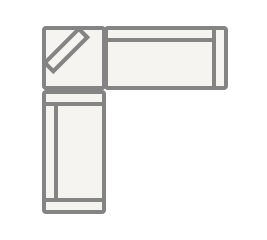5-Seater L-Shaped Sectional 100