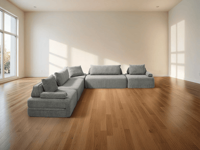 Cushie 7 Seater L Shaped Sectional Sleeper Sofa