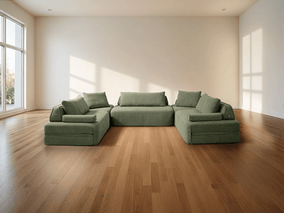 Cushie 8 Seater U Shaped Sectional Sleeper Sofa