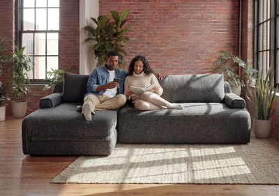 Cushie 3 Seater Sectional Sleeper Sofa w/Chaise