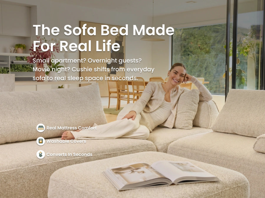 Cushie 2 Seater Modular Sleeper Sofa