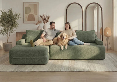 Cushie 3 Seater Modular Sectional Sleeper Sofa with Chaise