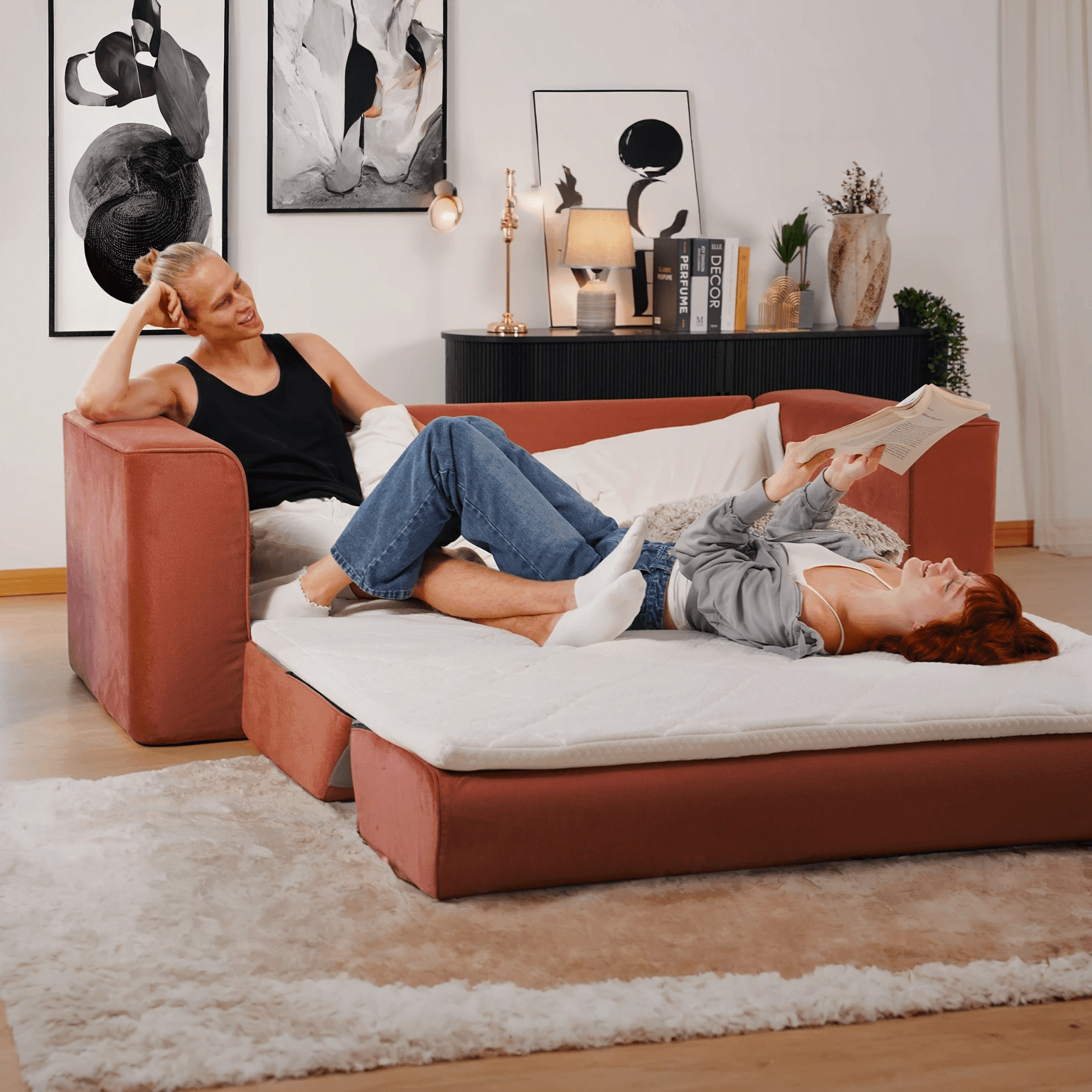 Cushie Queen Sleeper Sofa - Cushie
